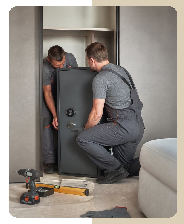 Установка сейфа в доме в Борзе по цене от 5666 р. | ДвериЛегко-Бря