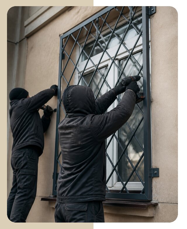 Установка антивандальных решеток на окна в Борзе